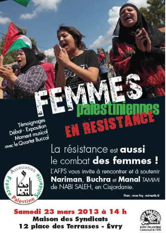 Affiche Femmes Palestiniennes en Résistance